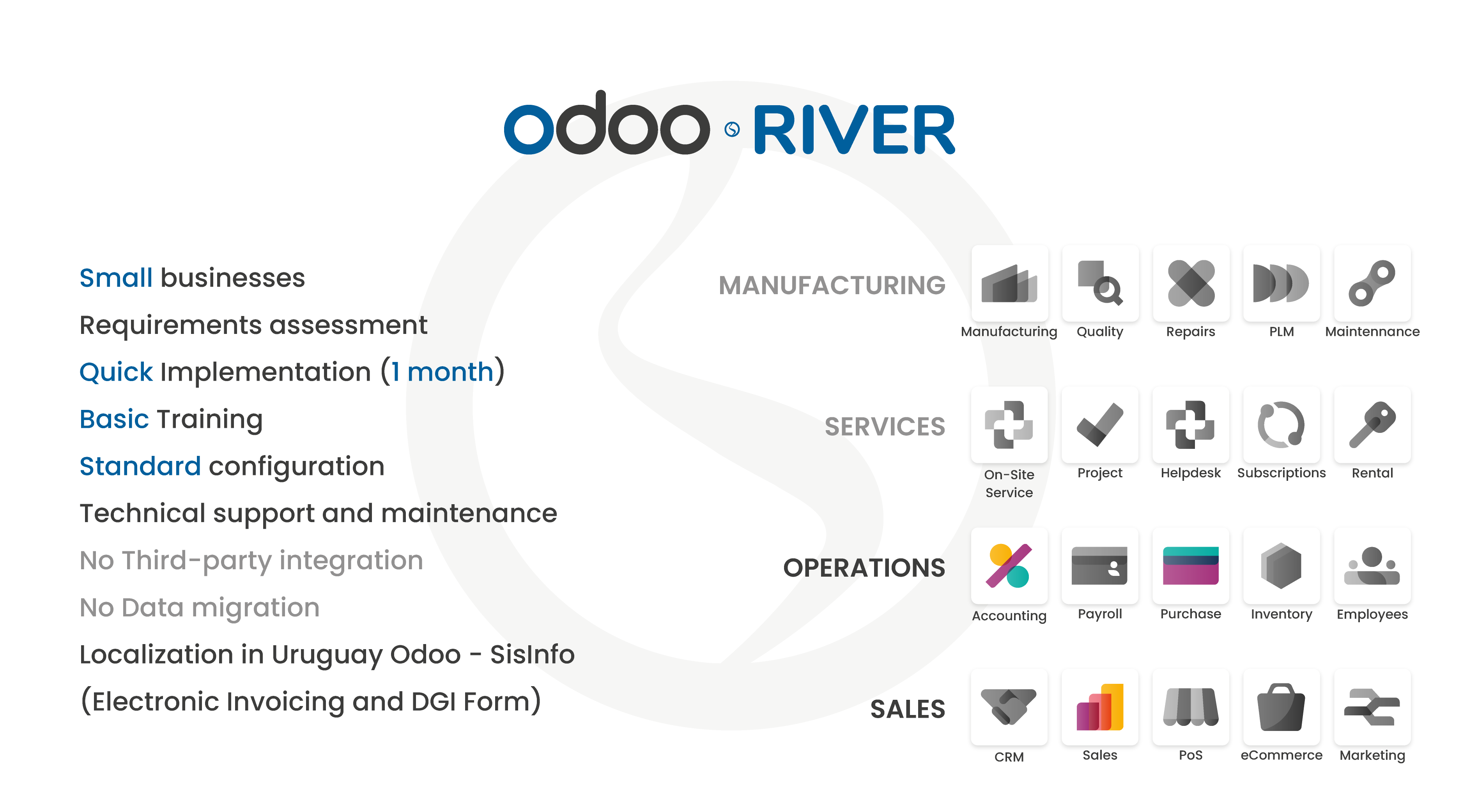 plan odoo river